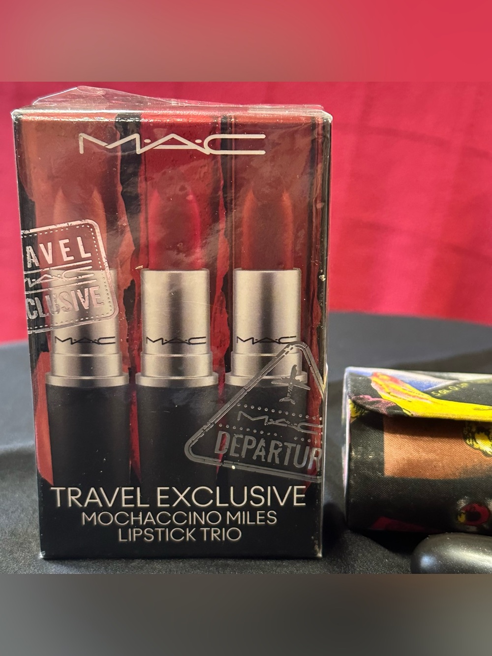 NWT Travel Exclusive Mochaccino Miles Lipstick Trio & 2 more and case